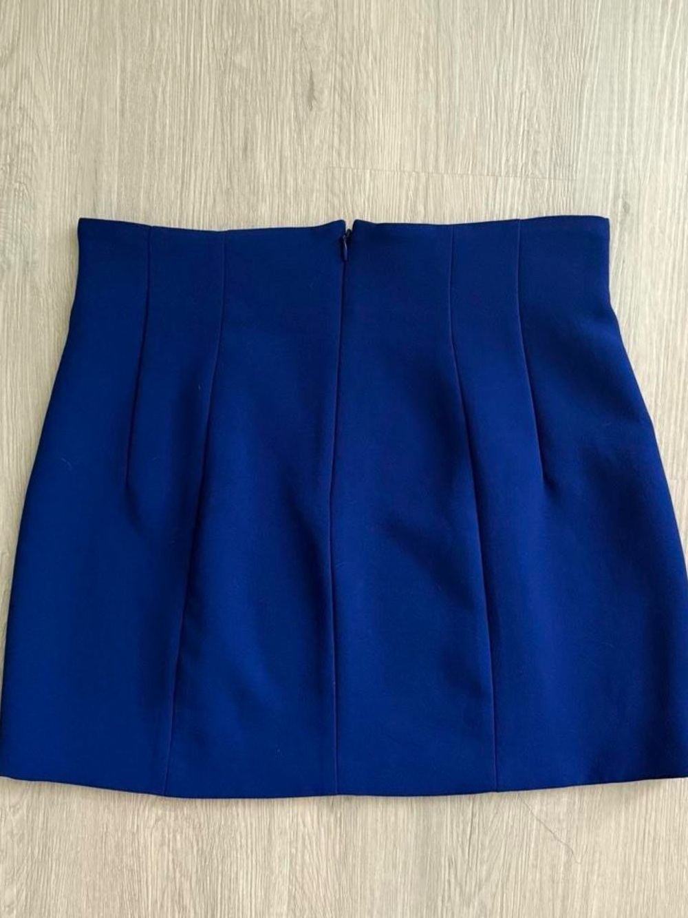 Zara Royal Blue Mini Skirt - Structured A-Line - Picture 3 of 3